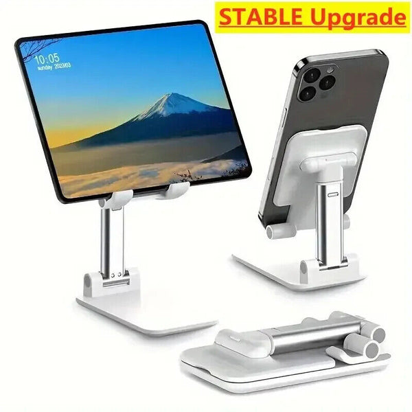 Foldable Mobile Phone & Tablet Holder Stand | Flexible Adjustable Desktop Mount