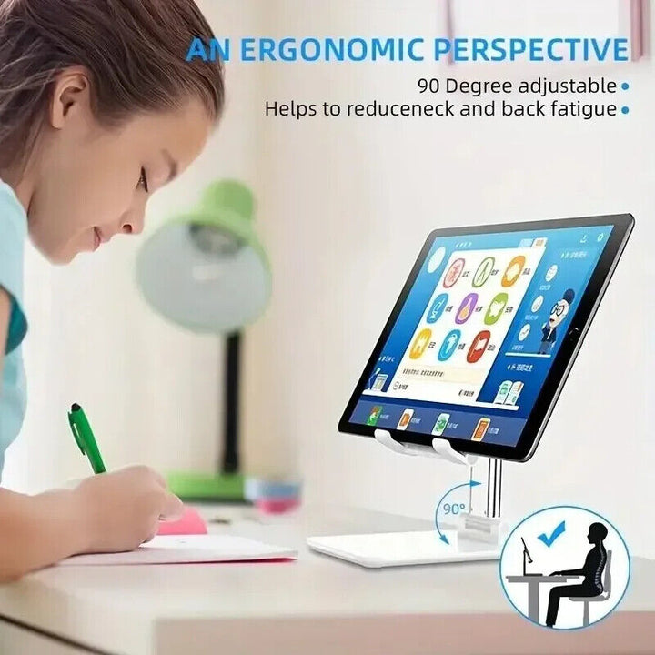 Foldable Mobile Phone & Tablet Holder Stand | Flexible Adjustable Desktop Mount