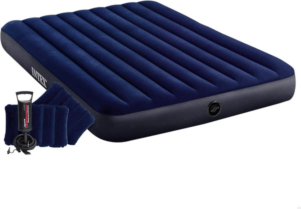 INTEX 64765 Dura-Beam Standard Downy Air Mattress: Fiber-Tech – Queen Size