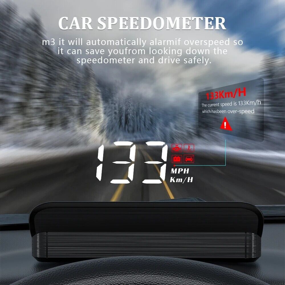 HUD Projector Display Digital Car Speedometer Accessories For All Car