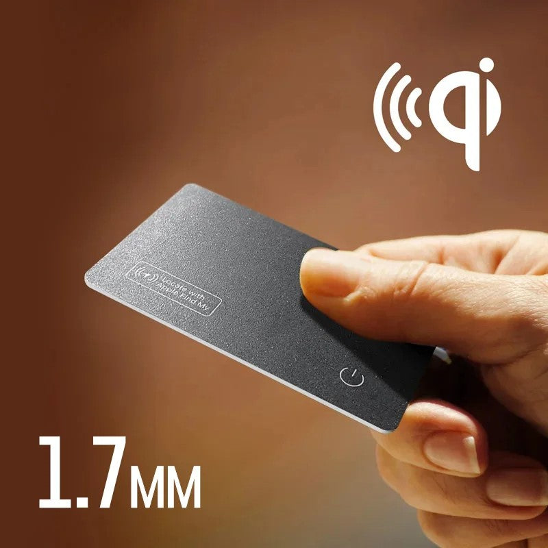 Wireless charger charging tracking card wallet GPS locator tag iphone
